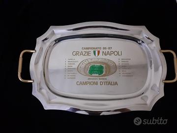VASSOIO CELEBRATIVO 1 SCUDETTO NAPOLI CALCIO 1987