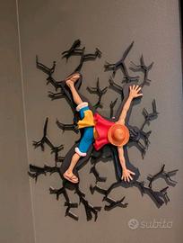 Luffy splash decorazione muro