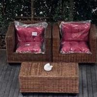 SET RATTAN ORIGINALE 3 PEZZI