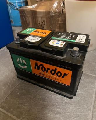 Batteria auto nordor 80Ah