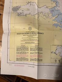 Carta nautica olbia e golfo aranci nuova n 322