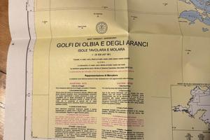 Carta nautica olbia e golfo aranci nuova n 322