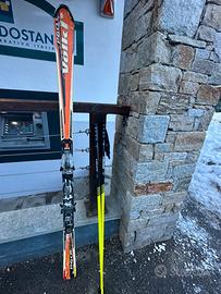 Sci Volkl P60 173cm con attacchi