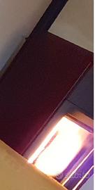 STUFA A PELLET PIAZZETTA P963 THERMO ROSSO  15,6kW