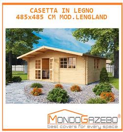 Casetta legno spess 40mm casa pavimento 5x5 mt