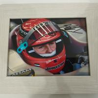 fotografia Michael Schumacher autografata 