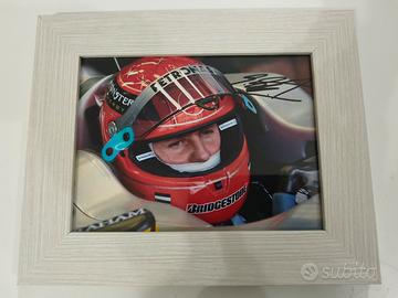 fotografia Michael Schumacher autografata 