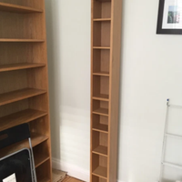Libreria Scaffale IKEA GNEDBY 20x17x202 Smontate