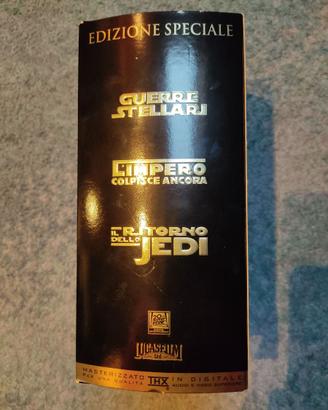 VHS Trilogia Guerre Stellari