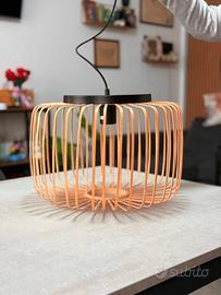 Lampadario in bambù naturale