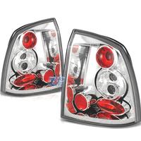 FANALI PER OPEL ASTRA G 3P 5P 97-04 FONDO CROMATO
