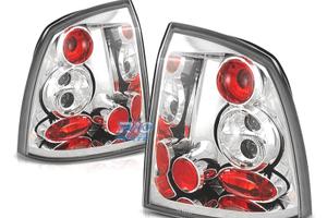 FANALI PER OPEL ASTRA G 3P 5P 97-04 FONDO CROMATO