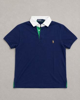 Polo Ralph Lauren Rugby Navy Green White Vintage