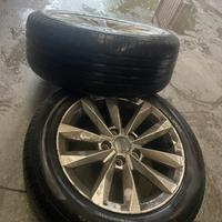 4 Cerchi audi e gomme dunlop 70%