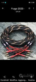 Cavi potenza 2x3mt audiophile tripla schermatura 