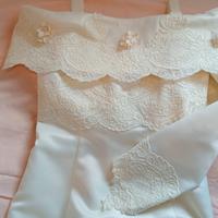 abito da sposa colore avorio taglia 40/42 