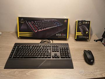 Corsair K55 RGB  + Corsair Harpoon RGB