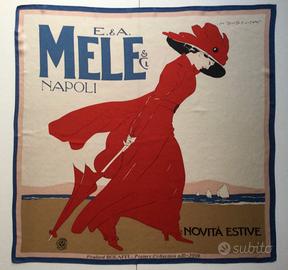 Foulard seta Bolaffi collezione Dudovich