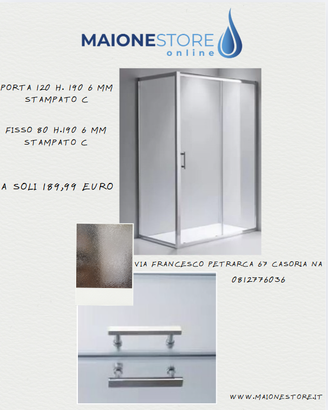 Box doccia 120x80