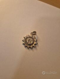 Ciondolo Sole in Argento 925 - Stile Etnico