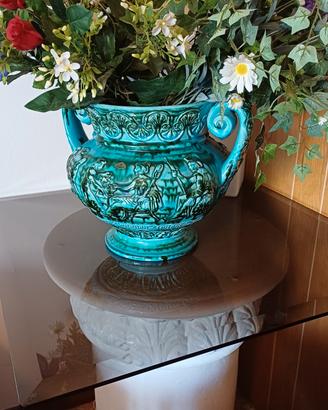 vaso in ceramica smaltata