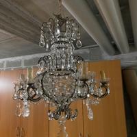 Lampadario Antico - Cristallo di Boemia - 6 Luci -