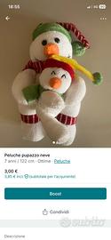 Peluche pupazzo di neve