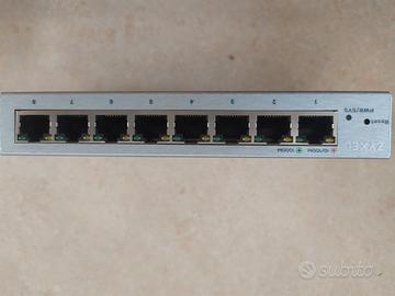 switch lan gigabit 8 porte managed zyxel