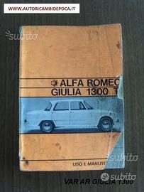 Libretto Uso e Manutenzione - Alfa Romeo Giulia TI