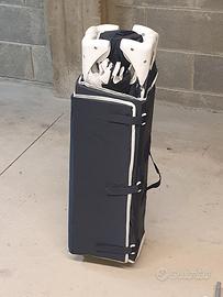 Lettino campeggio con  fasciatoio e zanzariera