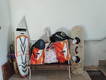 Attrezzatura completa kitesurf