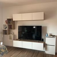 BESTA IKEA parete attrezzata TV