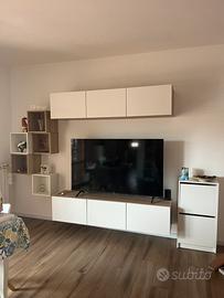 BESTA IKEA parete attrezzata TV