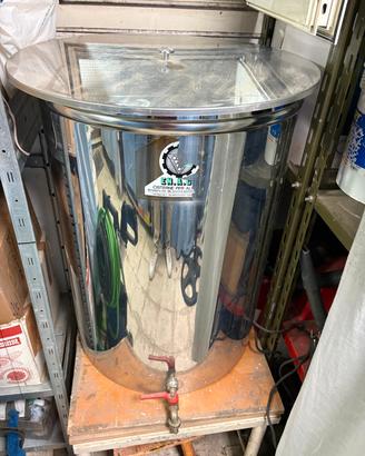 fusto per olio 100 litri con rubinetto 