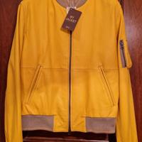 Giubbino Bomber in vera pelle 