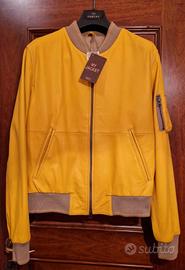 Giubbino Bomber in vera pelle 