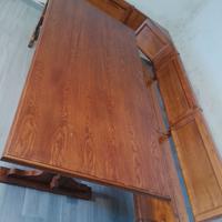 Tavolo con panca angolare