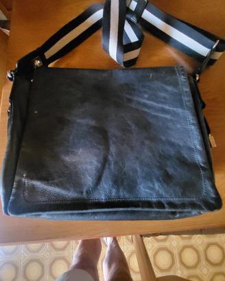 Borsa in pelle nera Bally 