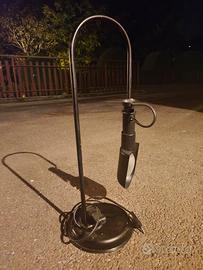 Lampada da tavolo vintage minimalista anni 80/90 n