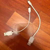 Lotto di 5 Cavi usb a micro usb diversa lunghezza