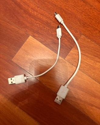 Lotto di 5 Cavi usb a micro usb diversa lunghezza