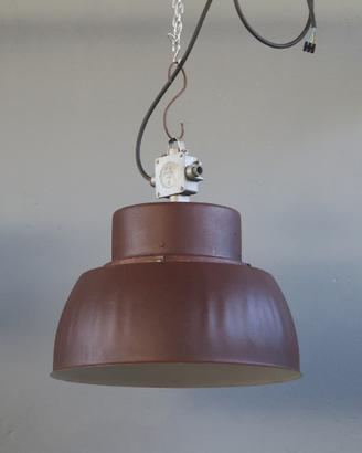 LAMPADA INDUSTRIALE RESTAURATA VINTAGE