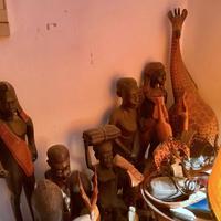 STATUINE ORIGINALI AFRICANE COLLEZIONE 1960