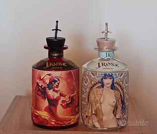 BOTTIGLIE VUOTE ICONICHE DI GIN JROSE ORIGINALI