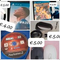 Elettronica più giochi PS2 e PS4