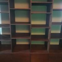 Libreria parquet massello merbau