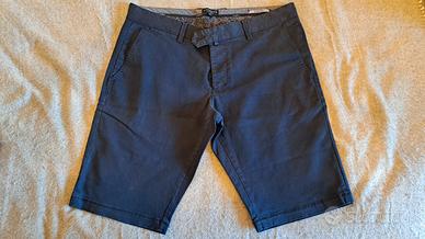 Gutteridge Bermuda uomo Taglia 50 blu tinta unita