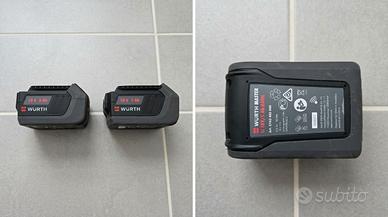 Kit Würth M-CUBE 18V: 2 Bat 5Ah + Carica Rapido