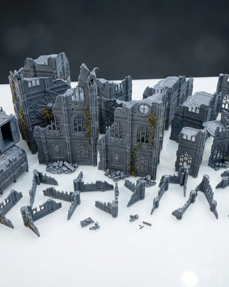 🏰Set Scenari Campo di Rovine - WH40k 11th