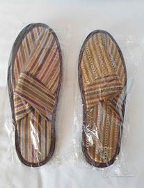 pantofole da camera nuove per la coppia